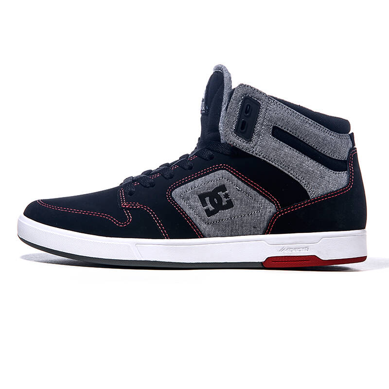 dc男高帮滑板鞋板鞋男休闲鞋运动鞋dcshoecousa 320361 黑夹灰色-blg