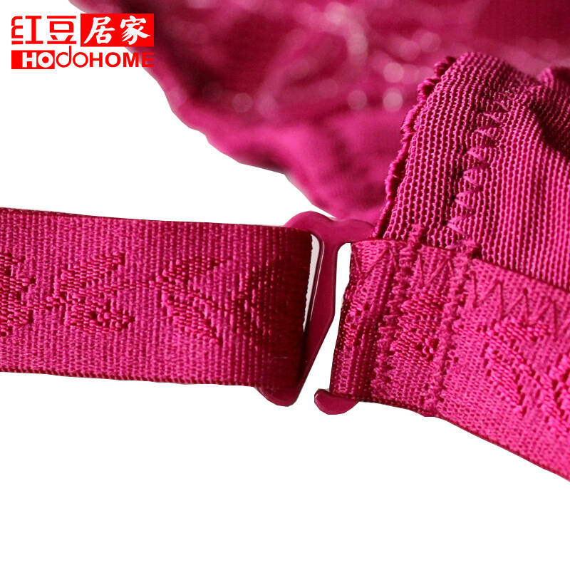 4渐厚模杯水滴形性感深v 红豆杉舒适聚拢调整型文胸2b910 褐玫瑰红80b