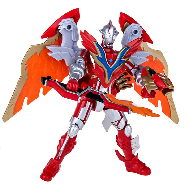 万代雷星风炎海地耀光之奥特龙赛罗迪迦奥特曼龙套装玩具新款正版 炎