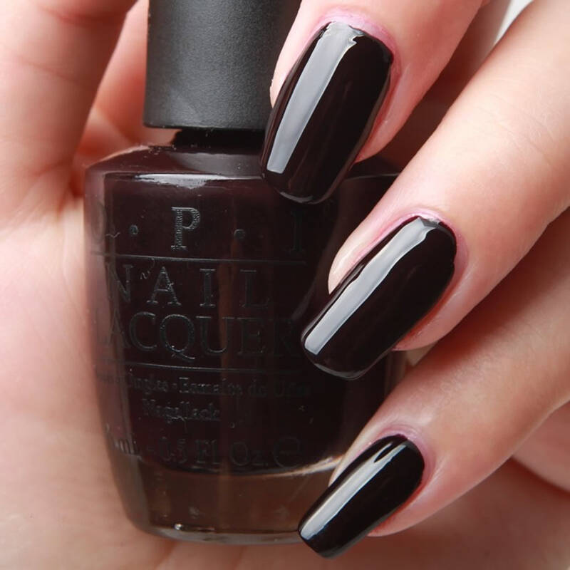 opi 指甲油15ml 环保美甲指甲油 紫色系 持久恒彩 w42葡萄深紫色