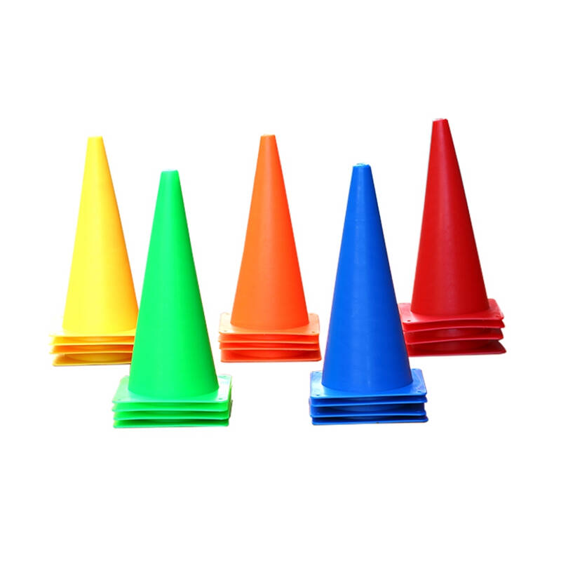 赛奥38cm足球训练标志桶 路标路障 训练锥 障碍物 橙色