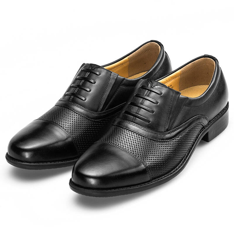 3515强人正品 真皮男士07三接头军官皮凉鞋 网眼透气真皮皮鞋军鞋