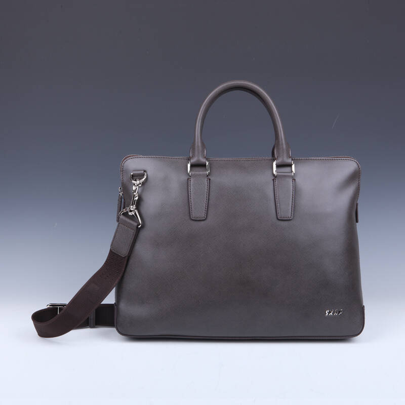 skap 圣伽步新品男士手提包单肩斜挎商务休闲男包20326911 深灰/90