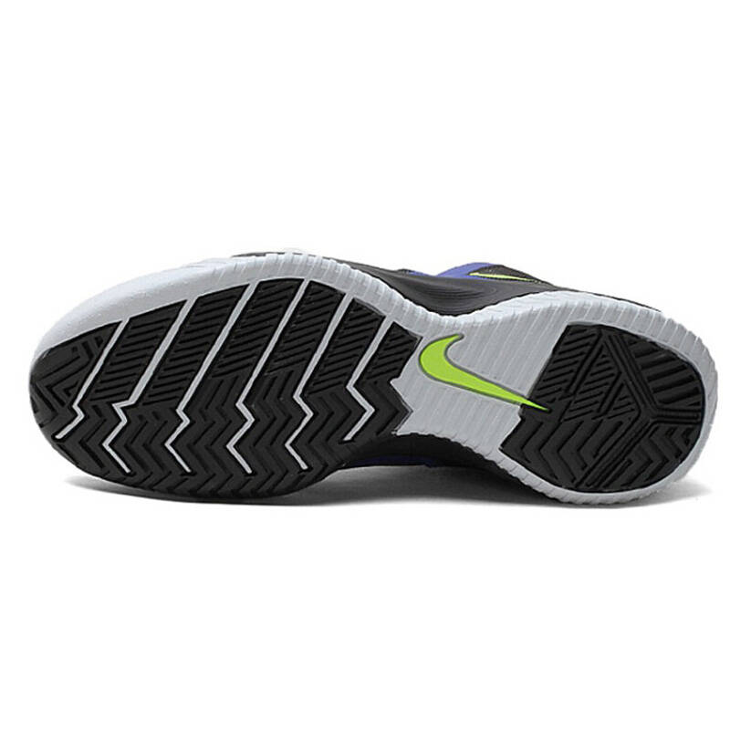耐克nike男鞋高帮zoom外场篮球鞋运动鞋 579835-500/600 黑蓝灰579835
