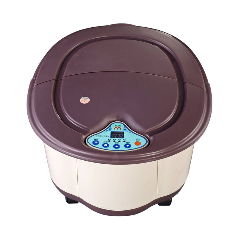 皇威(huang wei) h-121b 足浴盆 加热洗脚盆 自动按摩足浴器 棕色