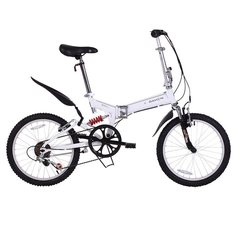 dahon大行 20寸6速高碳钢减震折叠山地自行车 tst061 白色