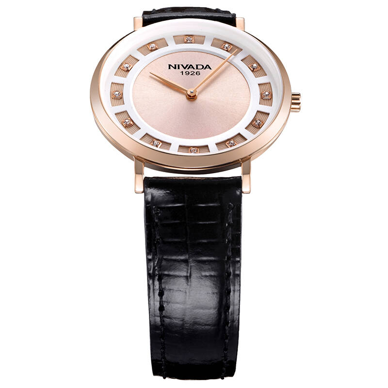 尼维达(nivada)优雅皮带表带石英女表lq8027-186167【图片 价格 品牌