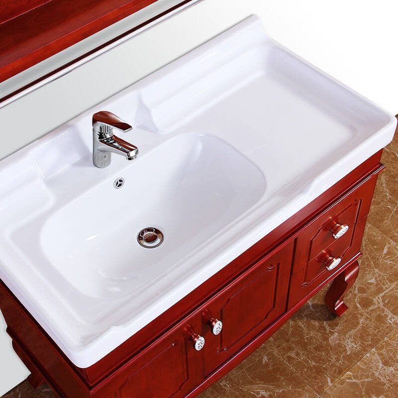 名爵(mejue) z-6213080实木浴室柜卫浴柜卫生间洗脸盆柜组合套装