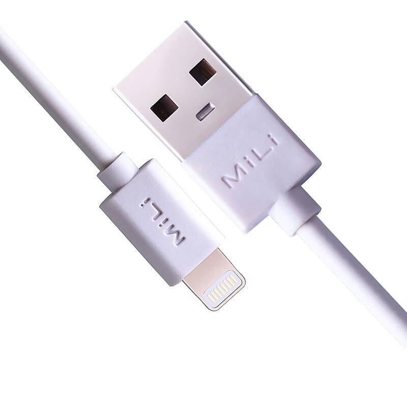 mili 苹果mfi认证 苹果lightning闪电接口数据线/充电线 适用于iphone