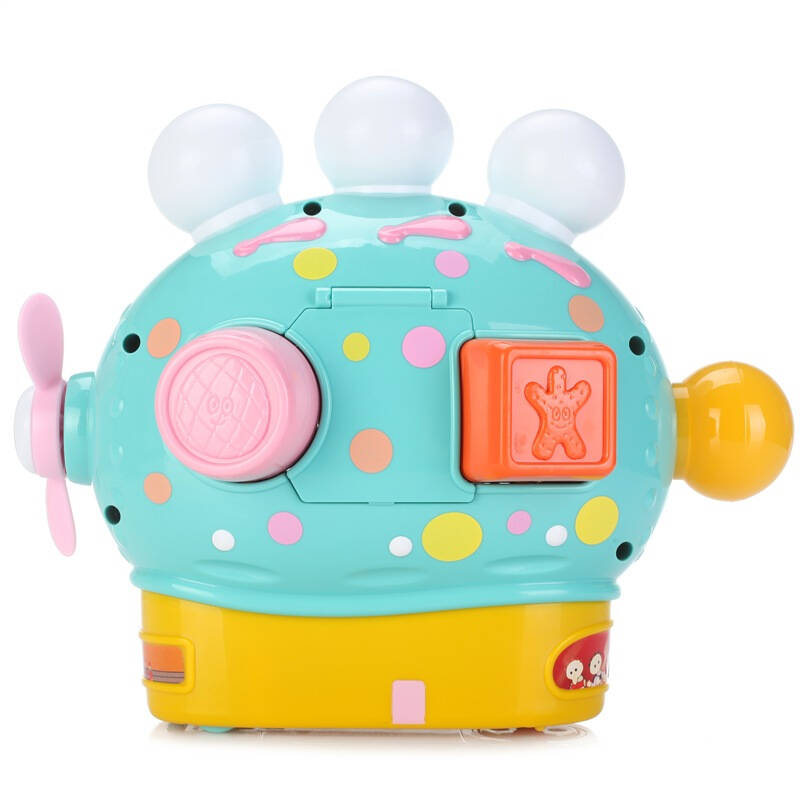 花园宝宝in the night garden 塑胶万向飞飞鱼 电动音乐积木玩具 益智