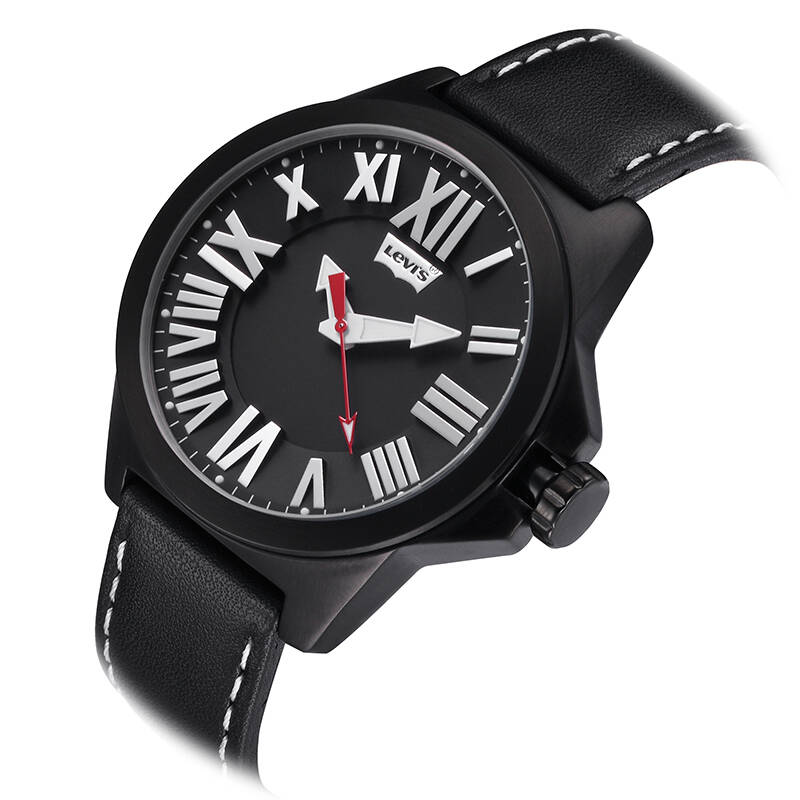 李维斯 (levis)手表立体金属罗马刻度男表lti0407