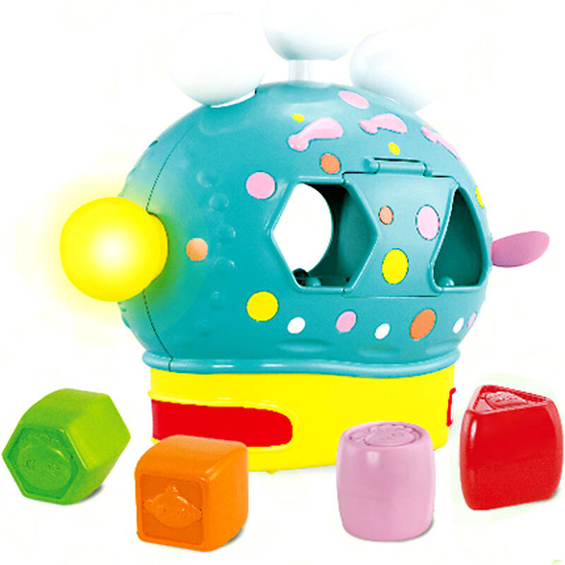 音乐万向多功能飞飞鱼幼儿童亲子游戏桌婴早教互动玩具 万向飞飞鱼