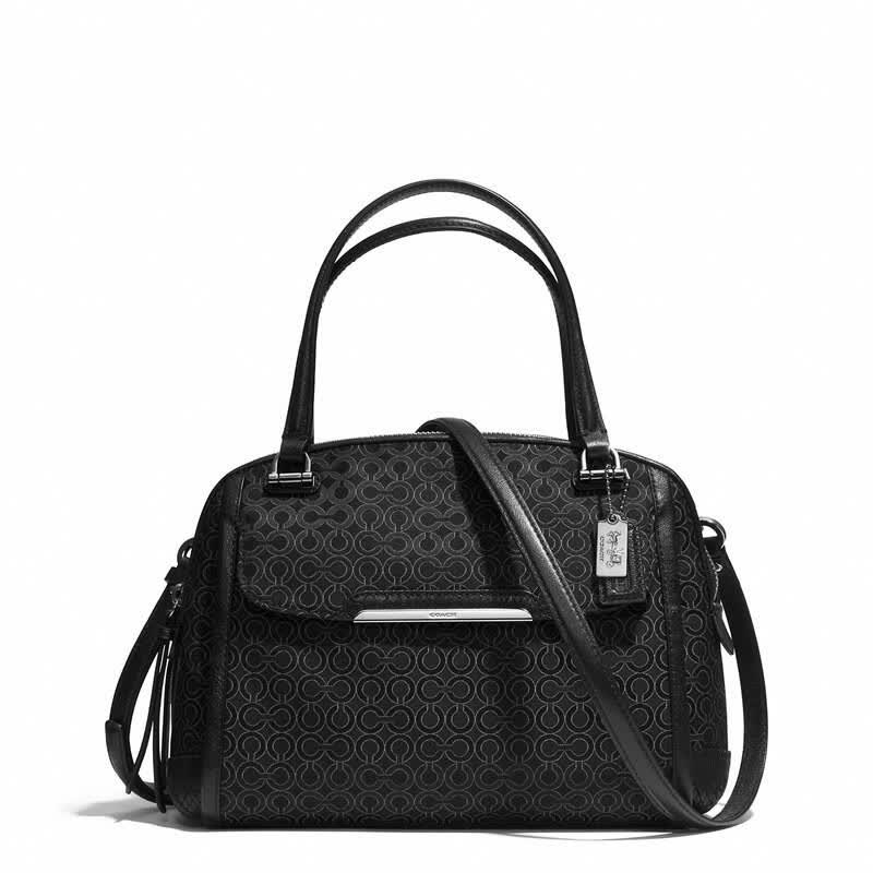coach蔻驰手提包 2014新款麦迪逊系列女包30406 黑色