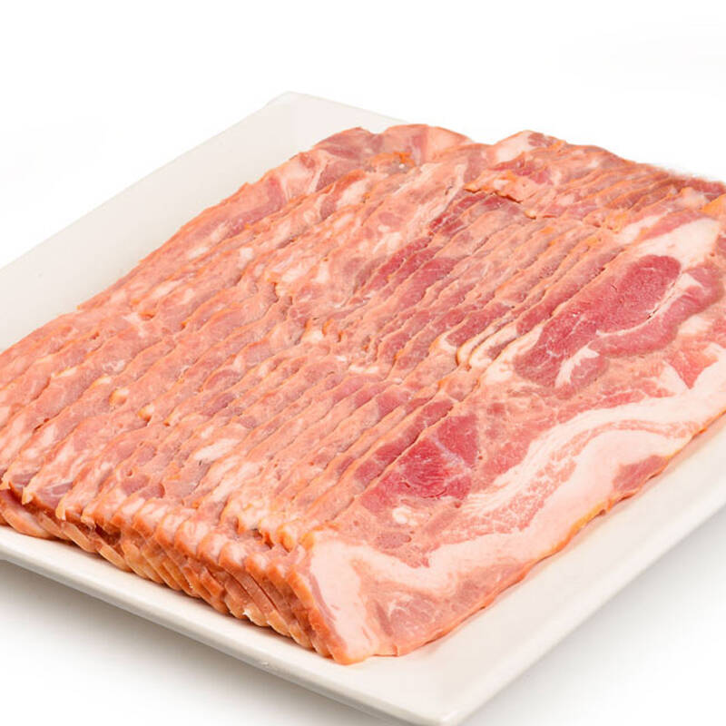 品鲜猫 超值培根500g 切片 腊味十足 烧烤必备 烟熏风味