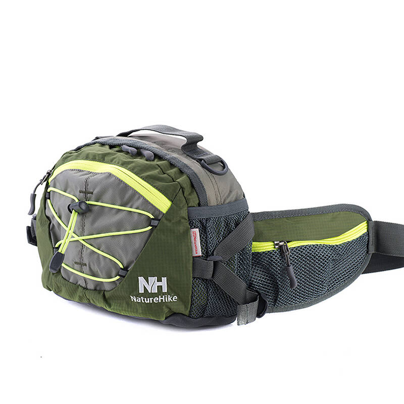 naturehike-nh 户外旅行腰包 登山腰包 军绿色