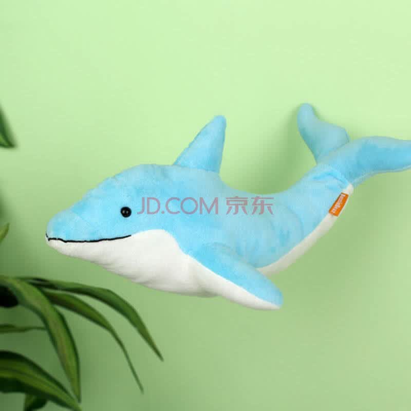 海豚毛绒玩具 布娃娃公仔抱枕玩偶 创意生日礼物 天蓝色 80cm - 京东