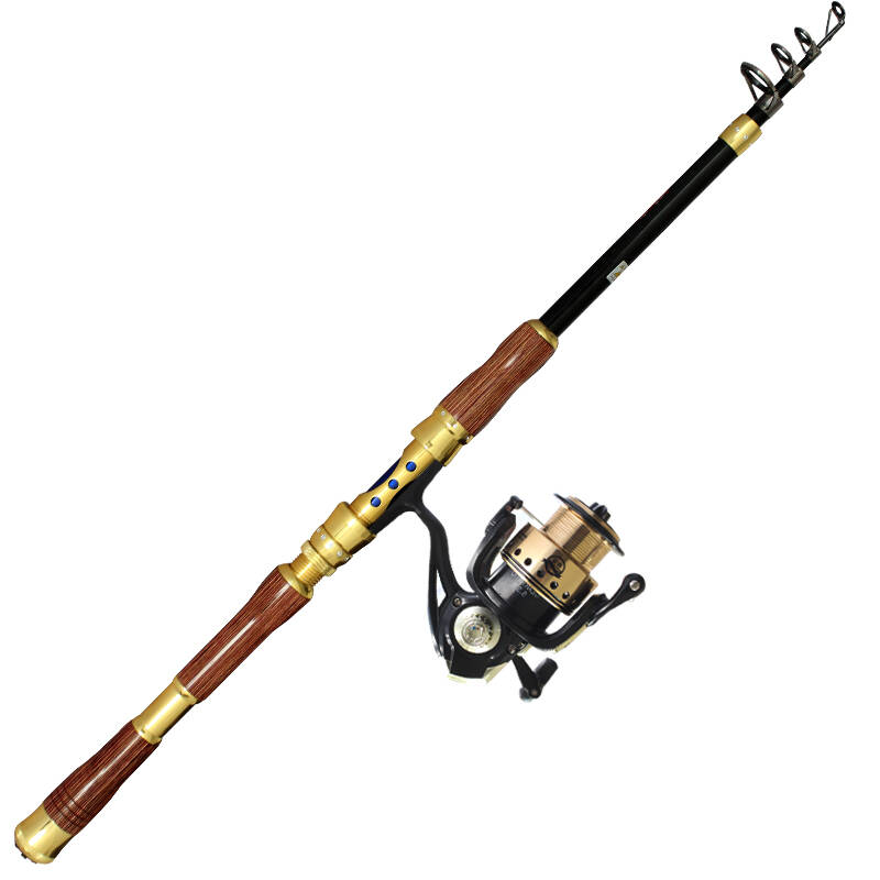 双宝鱼竿钓鱼竿 超轻超硬纯碳素海竿海钓竿 2.4 2.7 3.0 3.