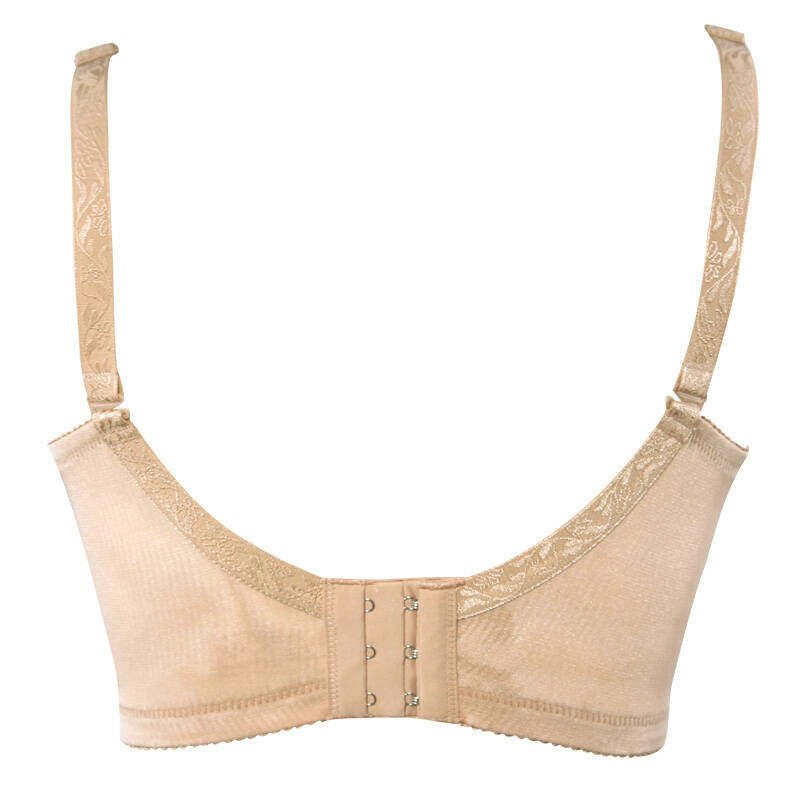 仙宜岱女士内衣纯棉聚拢调整型性感ab杯文胸8a0256 黑色 36/80a