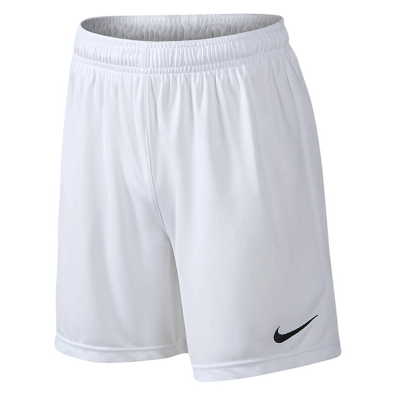 耐克nike park knit 儿童足球裤 男款休闲短童裤 448263-100白色 xl