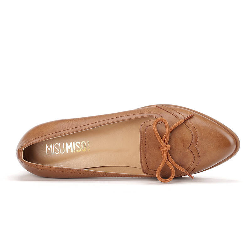 米苏米秀(misu-miso)2015秋季新品英伦流苏女鞋圆头套脚单鞋m25152025