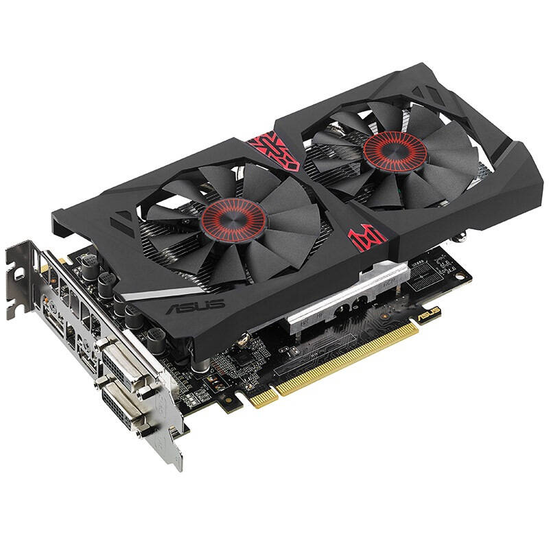 華碩(asus)猛禽strix-r9 370 1024sp-oc-4gd5-gaming 1050mhz/5600mhz