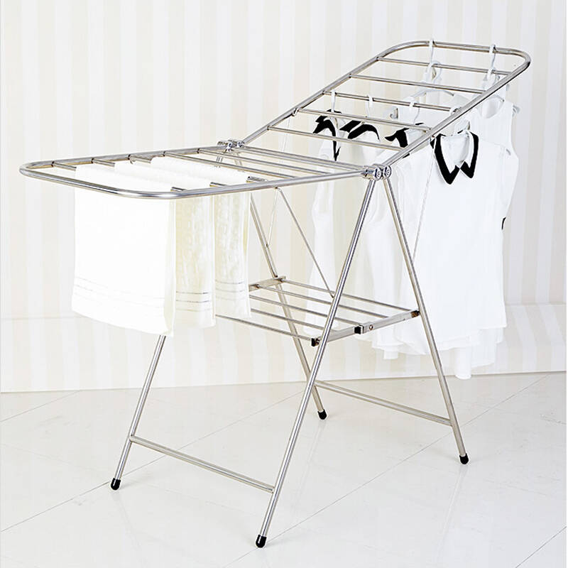 好太太全不锈钢落地折叠晾衣架晒架2006圆管挂衣架