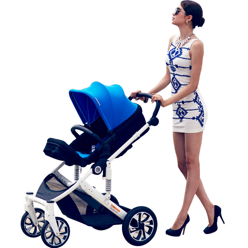 spiritkids高景观婴儿推车避震婴儿车 折叠轻便可平躺夏季推车 威尼斯