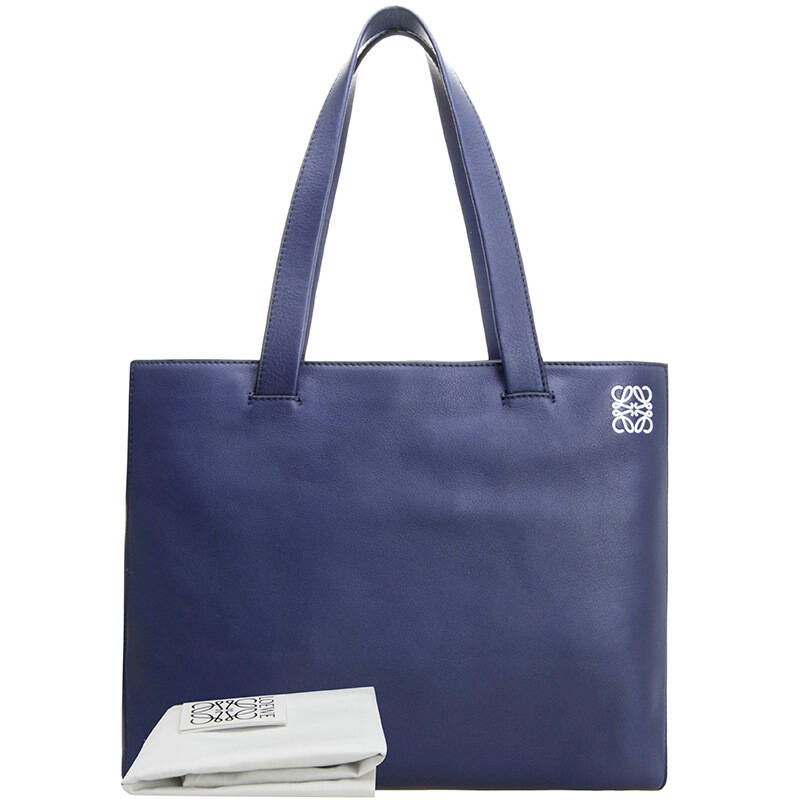 loewe 罗意威 女士暗蓝色牛皮小号购物袋 308 20 k86 5510