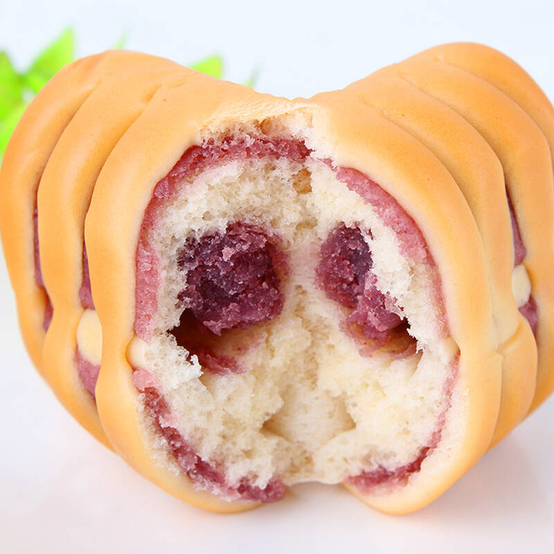 然利蛋糕面包早餐小蛋糕糕点 紫薯面包2.5kg