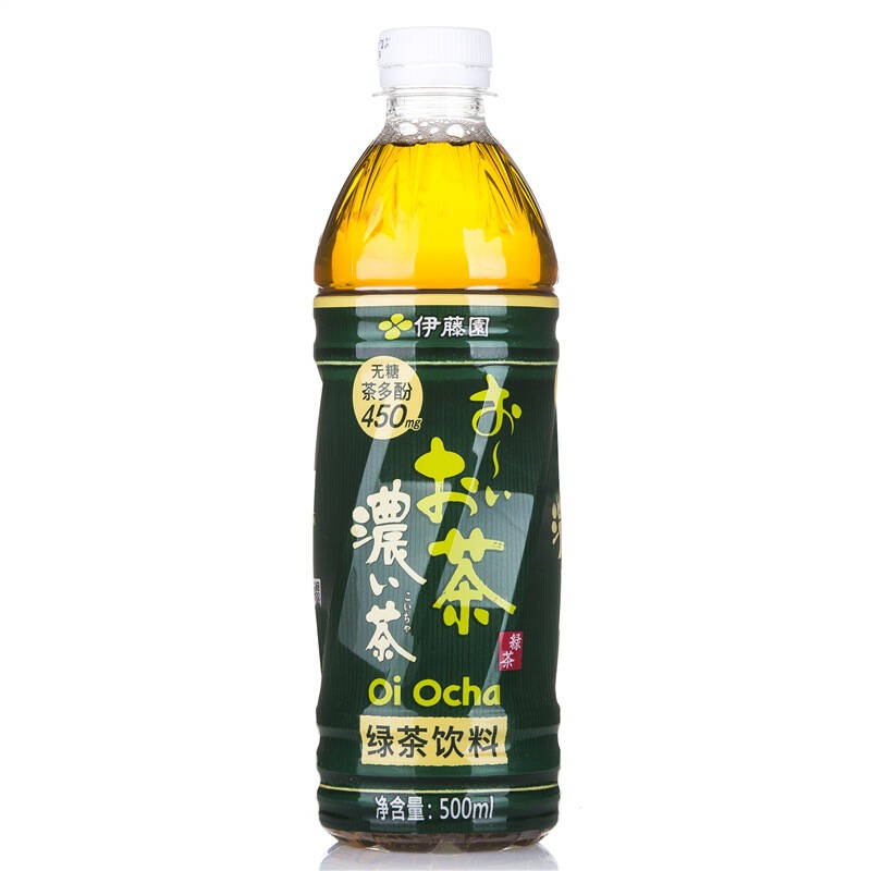 伊藤园(itoen)浓味绿茶(无糖)500ml*24瓶 整箱