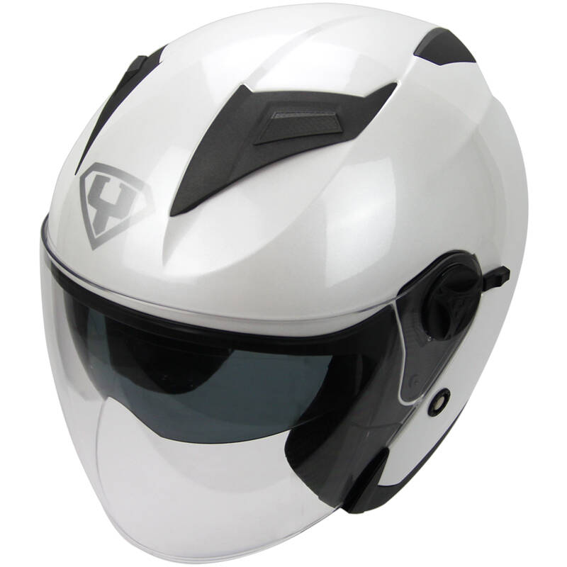 yohe/永恒头盔yh-868摩托车夏季头盔 双镜片跑车电动车四季安全帽防晒