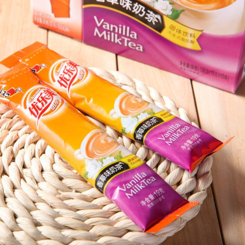 loveit 香草奶茶 190g/盒 多送3条原味奶茶