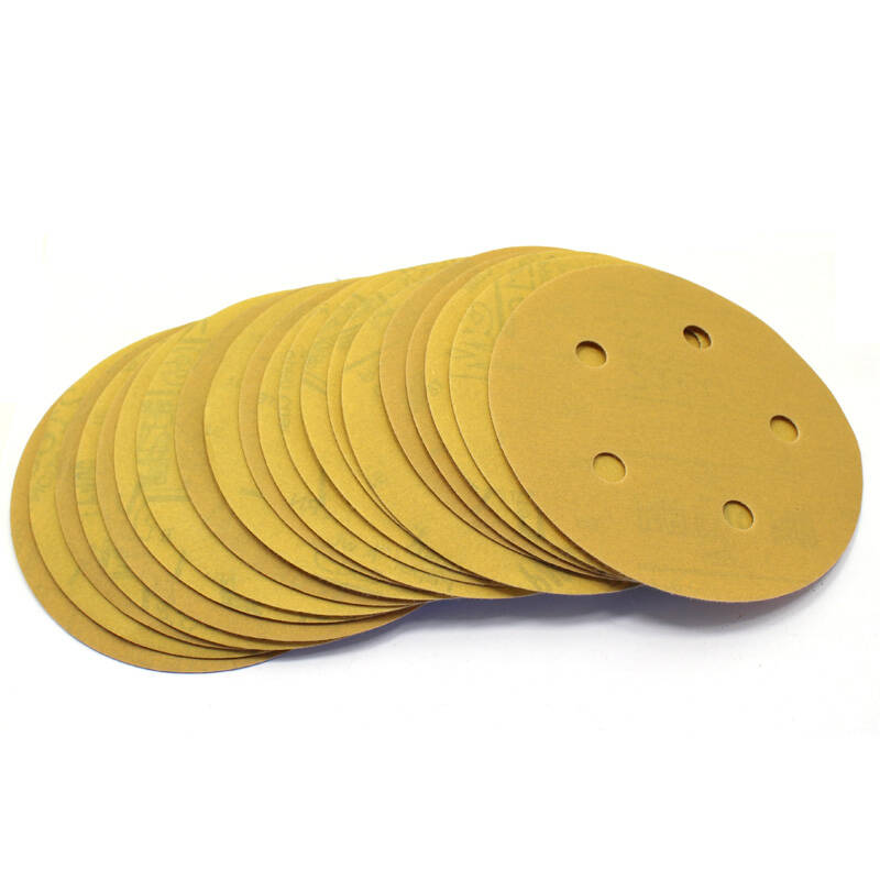 3m 圆盘吸灰干磨砂纸 打磨抛光砂纸 20片 圆盘5孔砂纸 p320