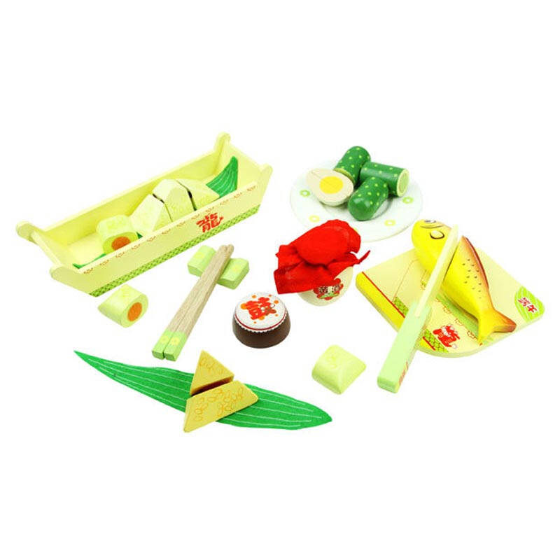 优木玩具益智过家家玩具粽子仿真切切看角色扮演端午节ym1077