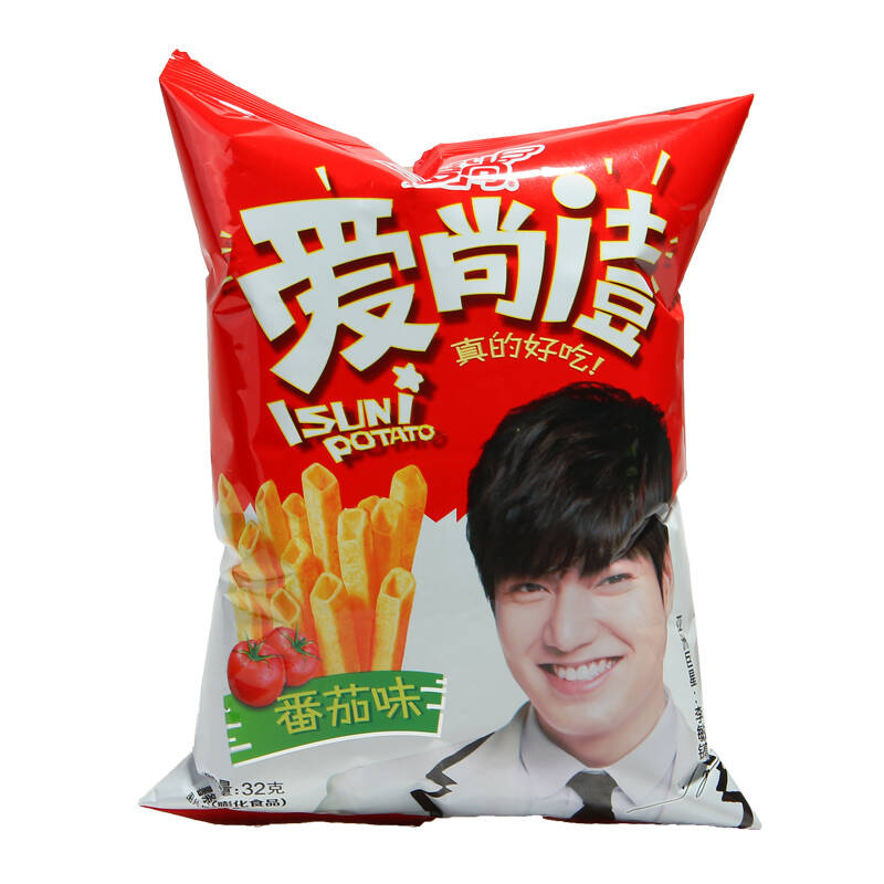 爱尚 土豆条32g 番茄口味 休闲膨化食品薯条 办公室零食品