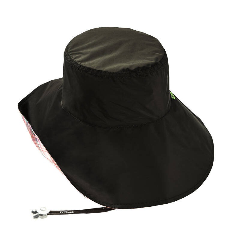 台湾uv100 户外防紫外线防晒防水太阳帽子正反两用百搭女士遮阳帽