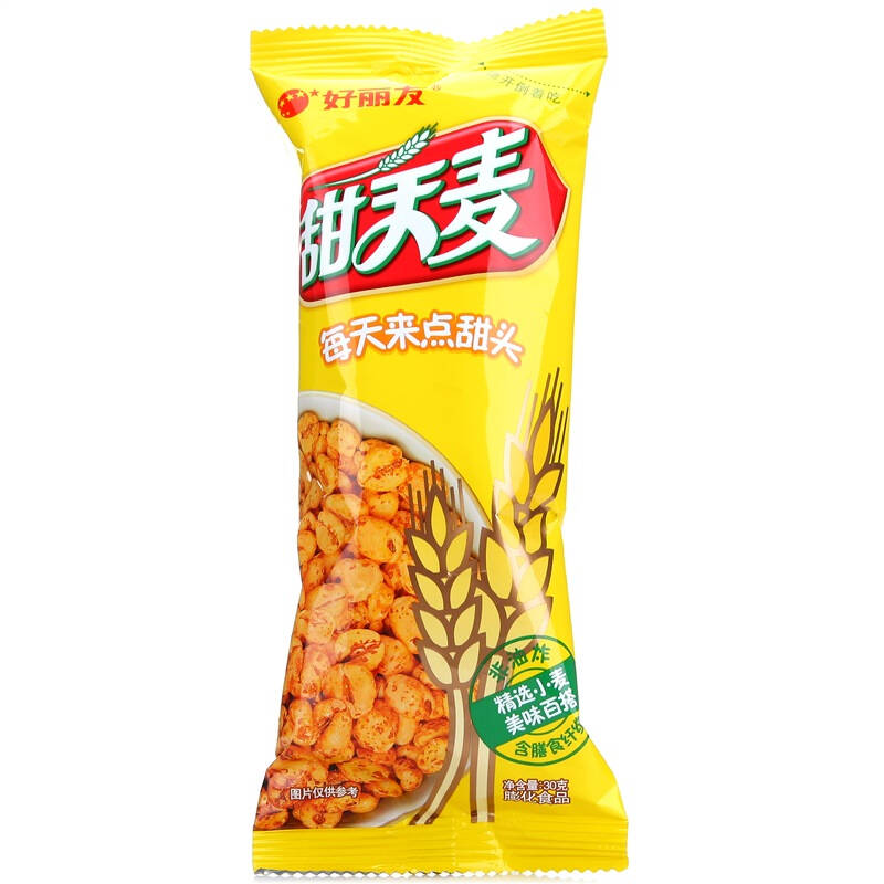 【京东超市】orion 好丽友 甜天麦原味 30g/袋