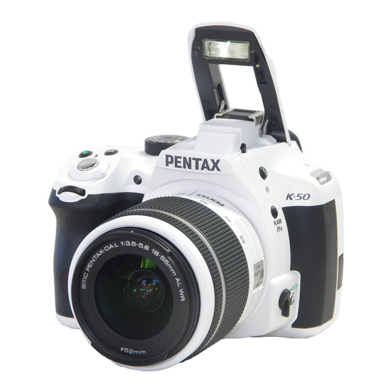 宾得(pentax) k50 入门级数码单反相机 白色dal18