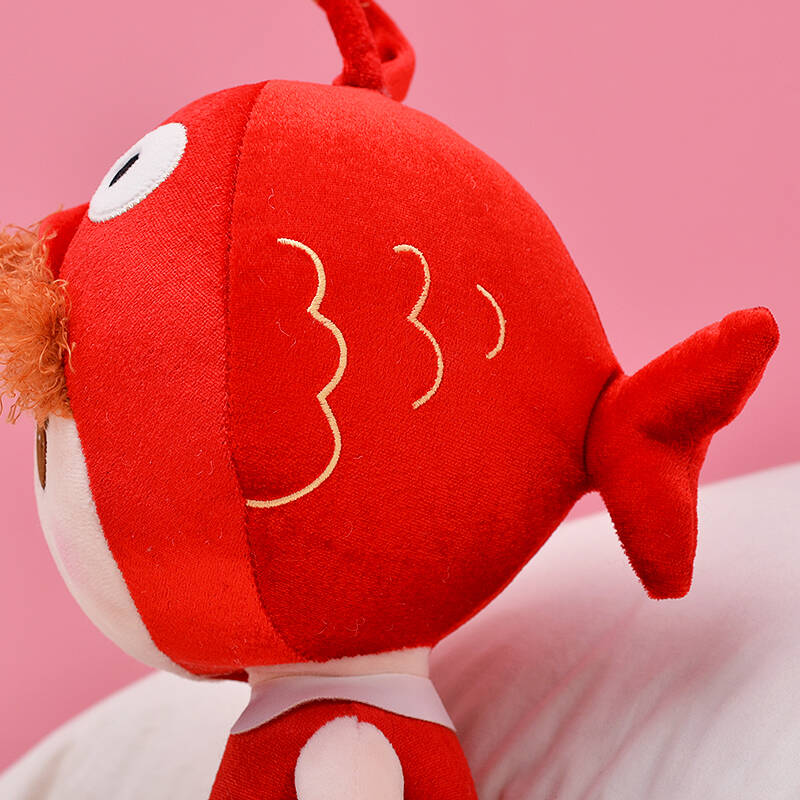 metoo咪兔 吉宝娃娃玩偶 布艺毛绒玩具公仔 金鱼 迷你