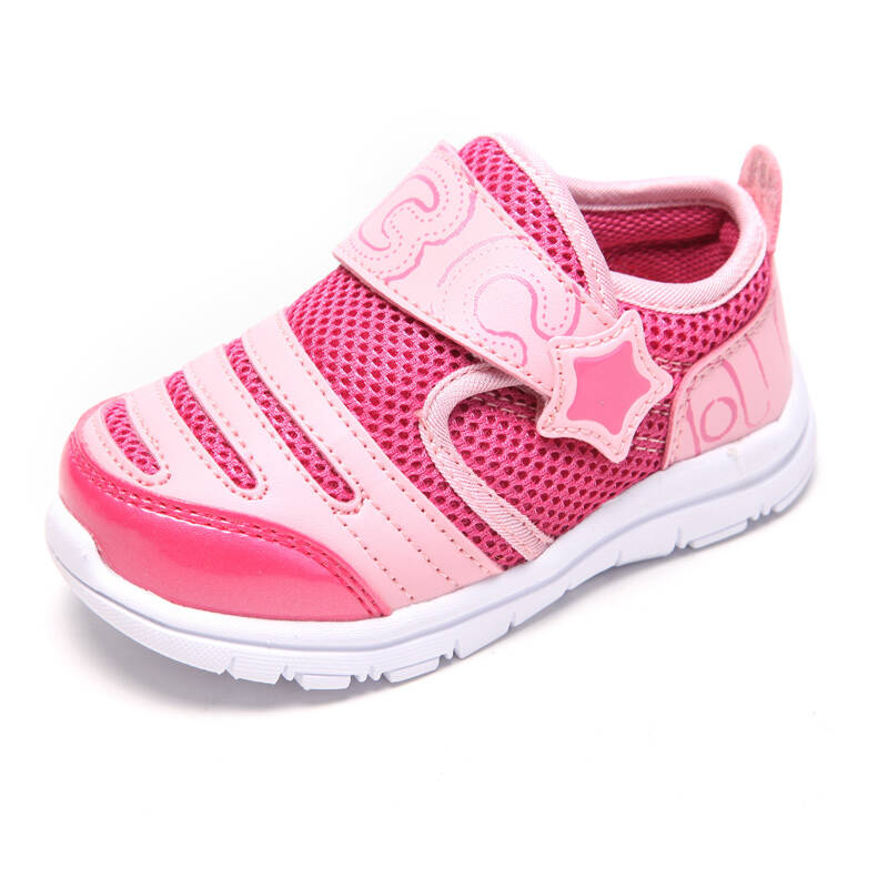 abckids 跑步鞋 童鞋2015夏季新款男童女童小童透气网鞋y4132525d玫红