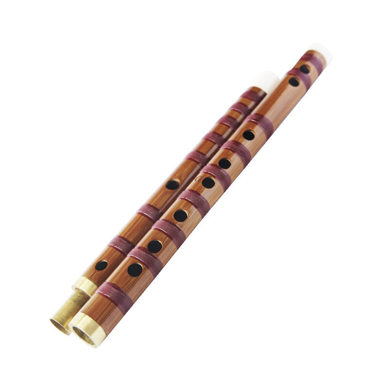 成韵白竹扎线插口笛初学练习必备精品笛子 f调