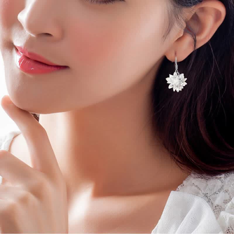 依特925银耳钉女银耳环耳钉 女耳饰耳坠男女耳钉情人节礼物 冰花耳环
