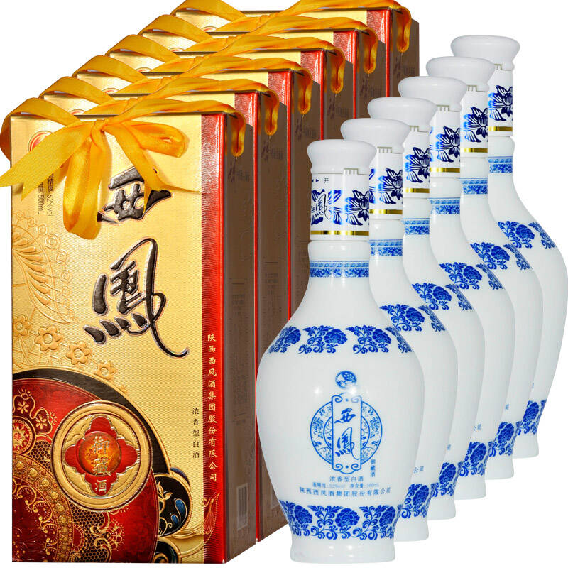 西凤黄御藏 52度500ml*6