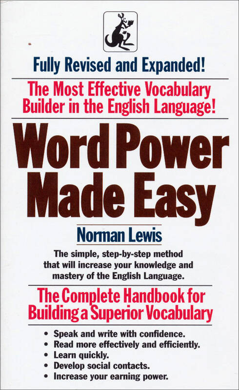 单词的力量,让一切变得容易 word power made easy 英文原版