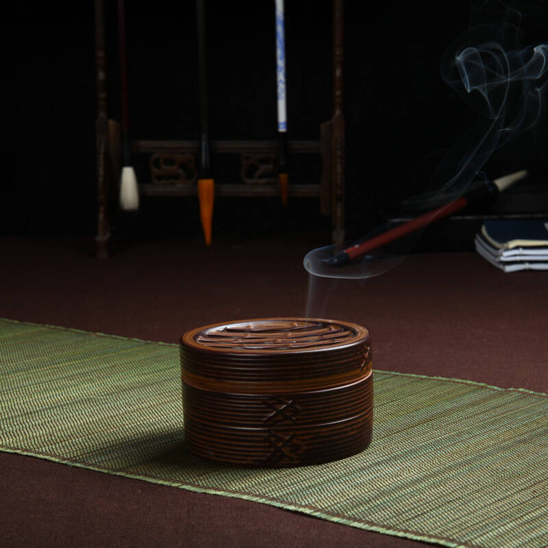 恒程 德化日式香道 德化陶瓷蒸蒸日上香炉 香道茶具茶道零配件檀香
