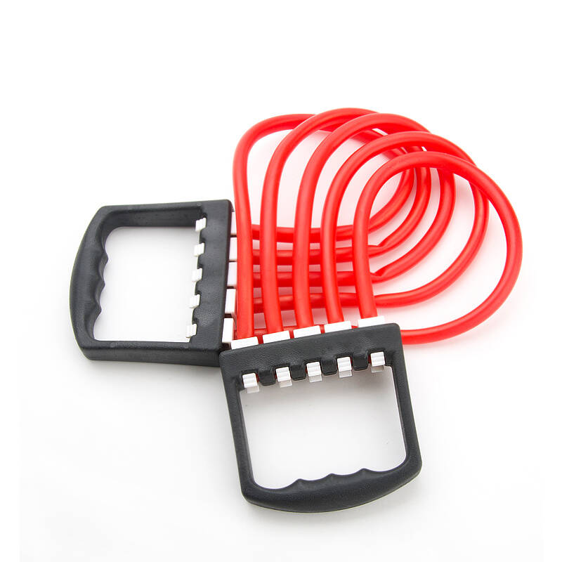 apro/锐博 拉力绳弹力绳 臂力扩胸器 tpr弹力条拉力器e3011 深红色