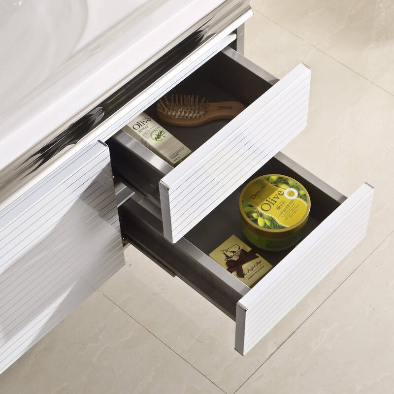 欧德宝 不锈钢浴室柜组合 卫浴柜洗脸盆柜组合 卫生间洗手盆柜组合 多