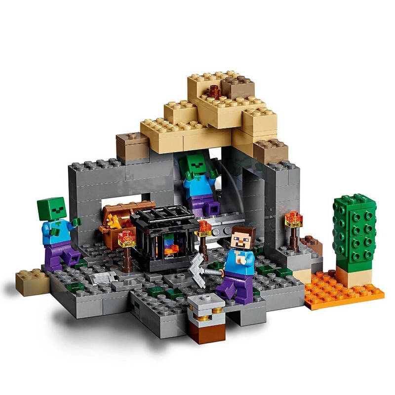 lego 我的微观世界 创世神 拼插积木 玩具 8岁  2016new 地牢 21119