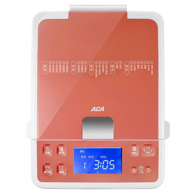 北美电器(aca)面包机全自动家用 自动投果料酵母ab-bpt1210
