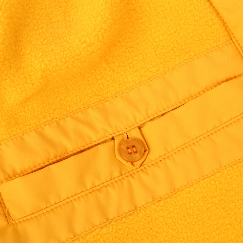 冬季新款男运动外套开衫防风梭织上衣长袖男款休闲上衣 柑橘色 4xl